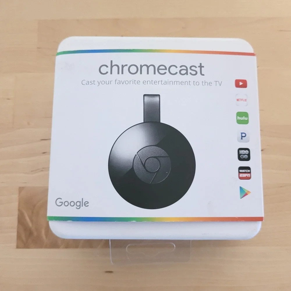 Google Chromecast 2nd Gen Media Streamer OS One Size Black NC2-6A5 HDMI Tested
